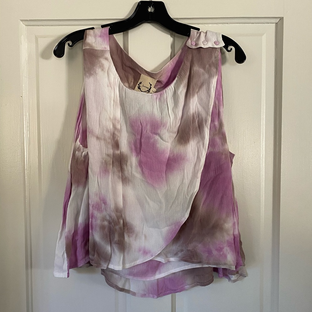 Sea Gypsies tie dye blouse size L